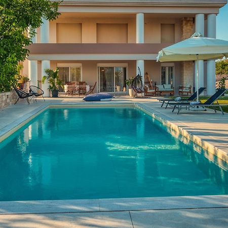 Blue Sky Villa In Crete Epano Vathia Exterior foto