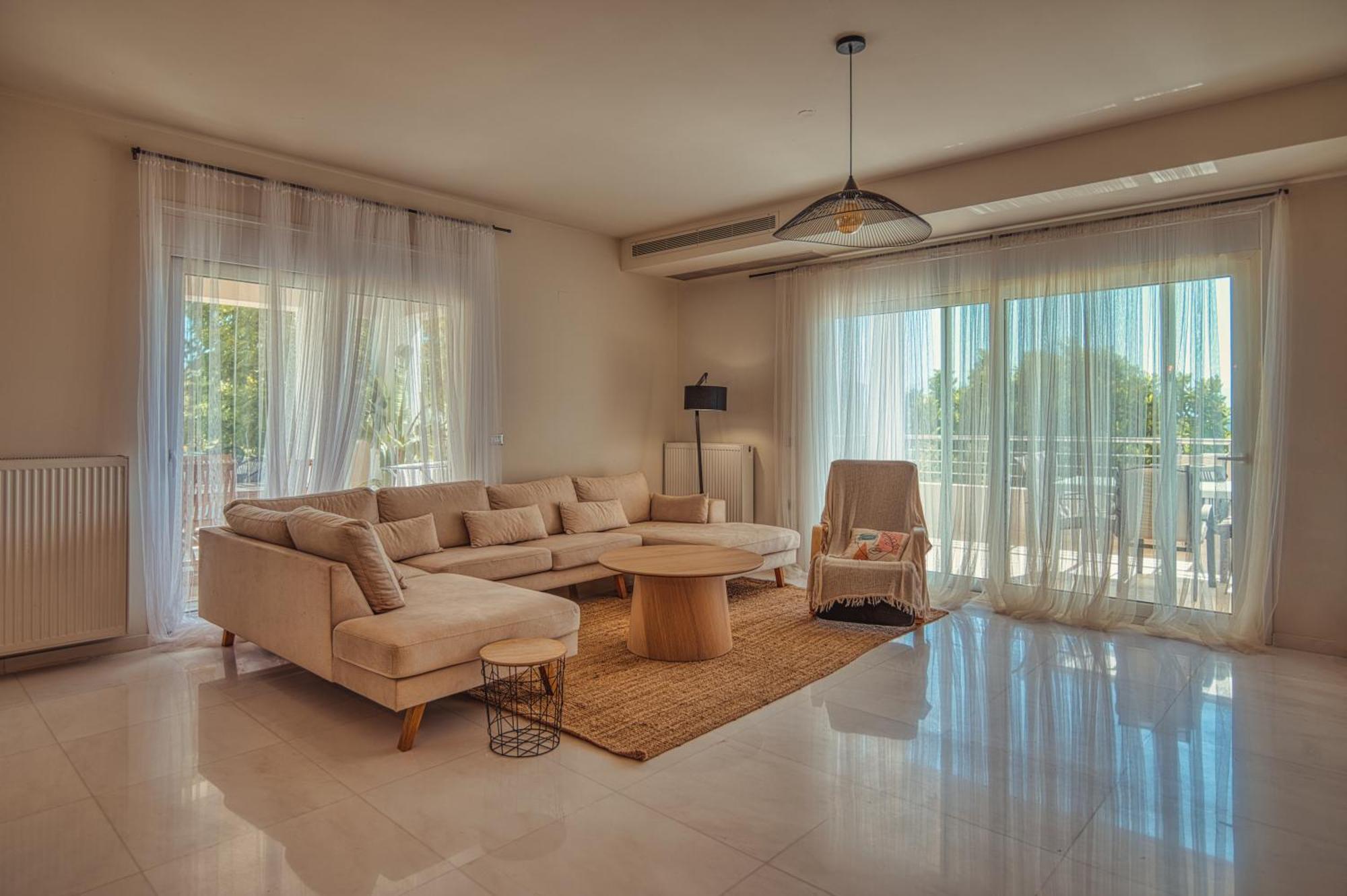 Blue Sky Villa In Crete Epano Vathia Exterior foto